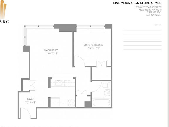 2nd image of 260 W 54th St APT 41J