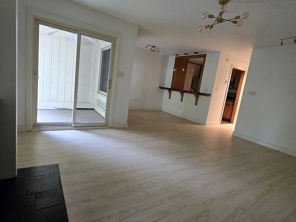 Living room and dining room
