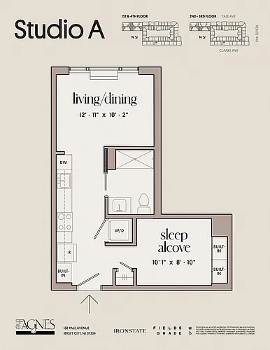 Floor plan Studio A