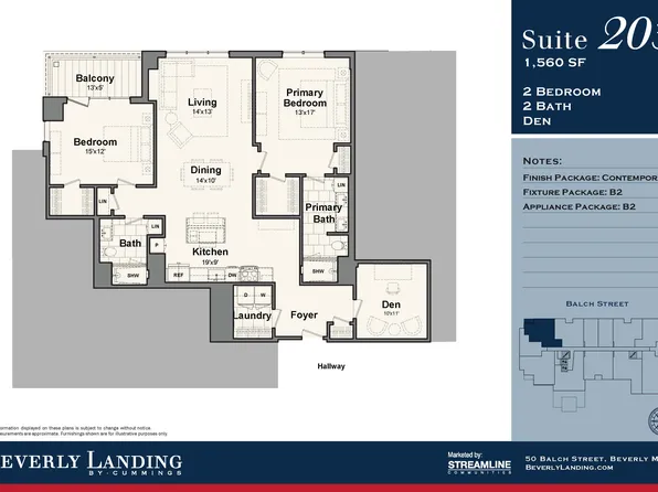 203 Plan, Beverly Landing