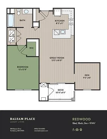 Floor plan Redwood