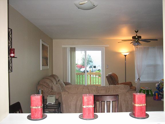 Looking from Kitchen to Living Room