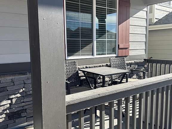 Covered front porch