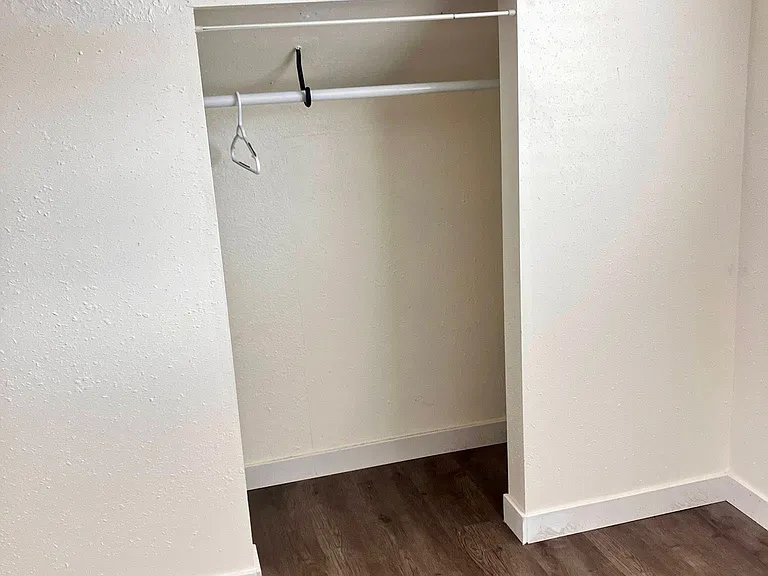 Closet in Bedroom, as long as the wall!