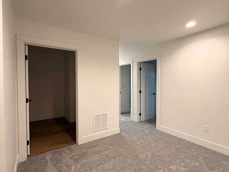 Upstairs hallway and Laundry room