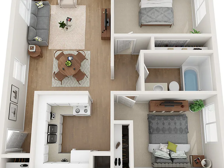 2 Bedroom - 2A 2 Bedroom - 2A