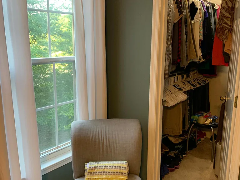 Walk-in master closet