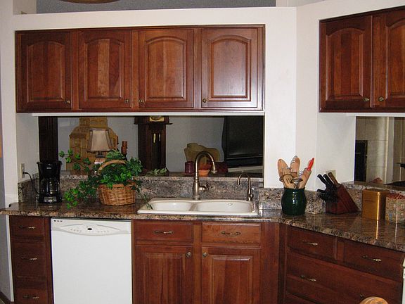 granite with cherrywood