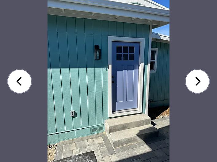 Enjoy your privacy in this newly renovated and updated stand alone home. It feels cozy and bright with all of the amenities. The purple door entry is fun and inviting.