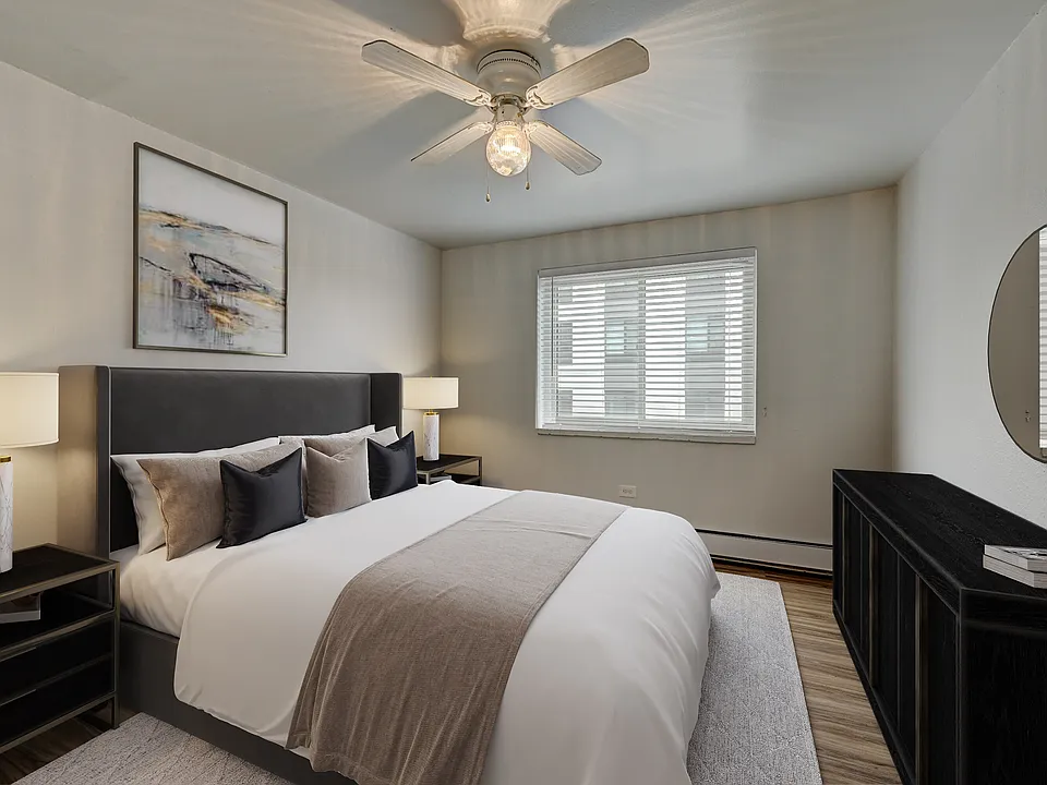 Bedroom, unit not furnished