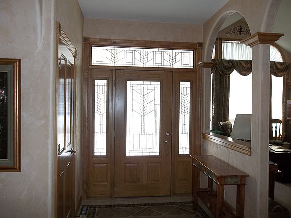 Leaded Glass Entry