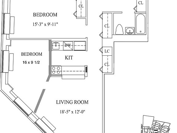 2nd image of 99 John St APT 506
