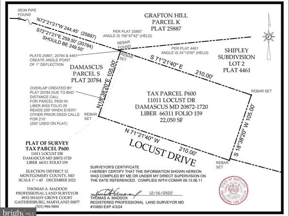 11027 Locust Dr, Damascus, MD 20872