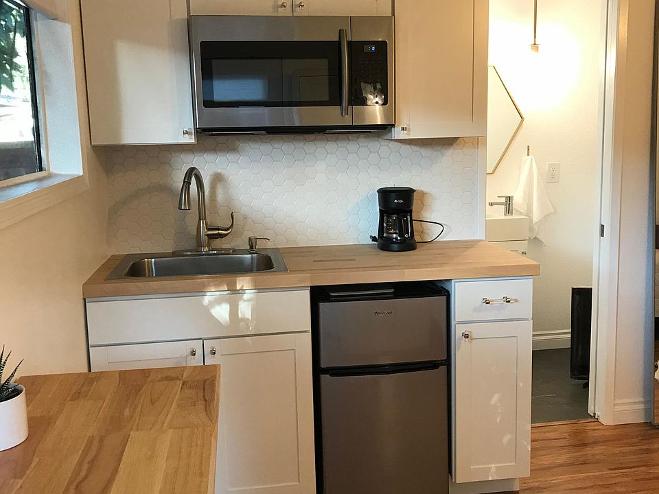 Cute mini kitchen with essentials