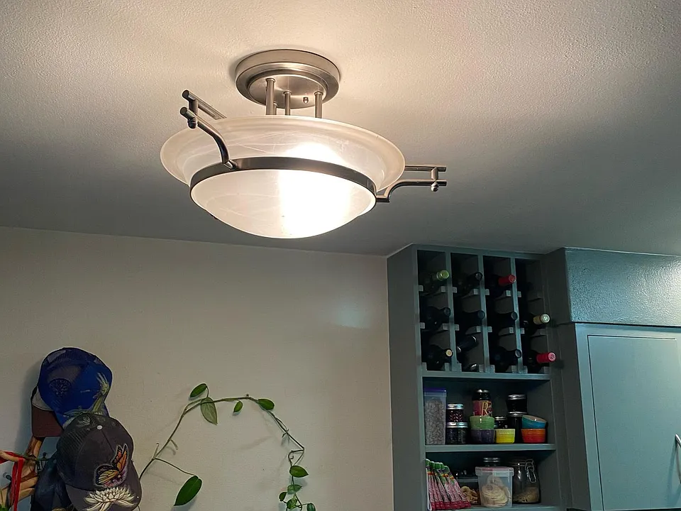 Built-in wine rack