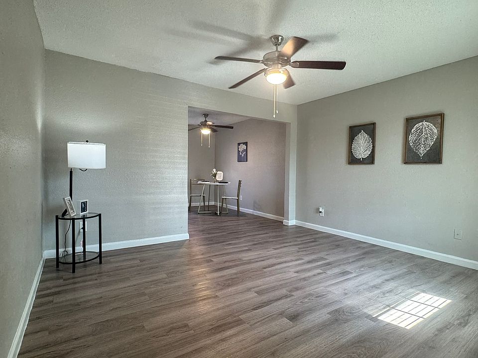 Our newly renovated townhomes feature an open, bright layout with modern wood_style flooring, neutral walls and plenty of natural light. The seamless flow into the dining area and updated fixtures create a comfortable, versatile space for everyday living.