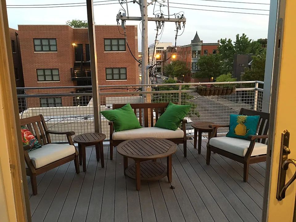 Deck off main living area/kitchen