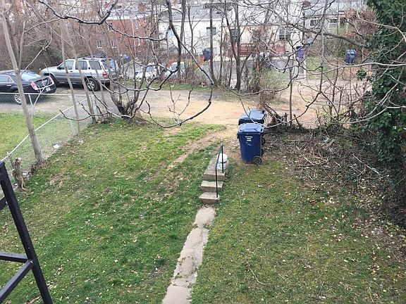 Rear, backyard.