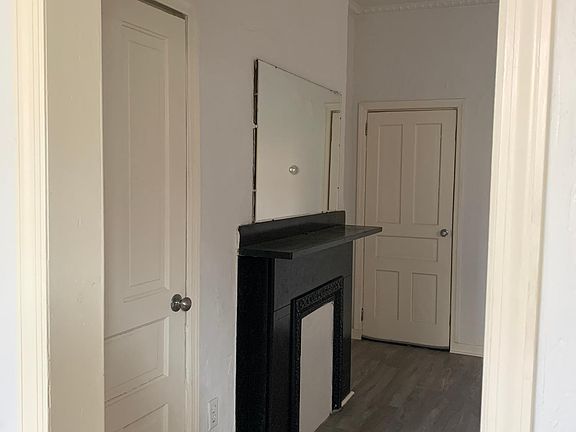 View of dining room from kitchen