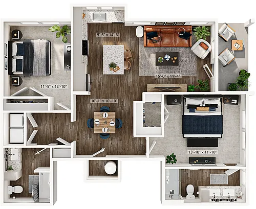 Floor plan B1