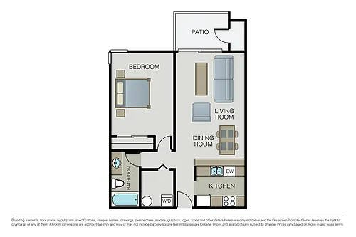 Floor plan Plan 1A