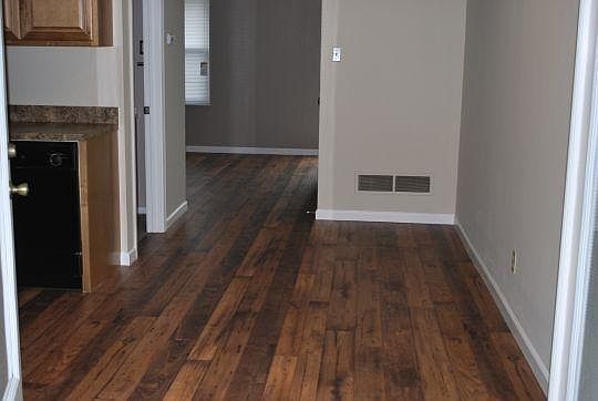 view from kitchen going to living room