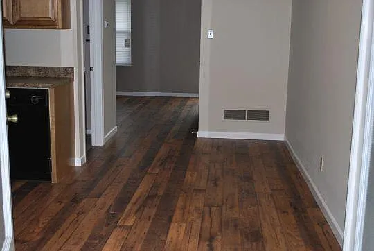 view from kitchen going to living room