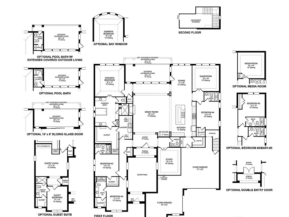 Plan 7021 Plan, Mustang Lakes 86', Celina, TX 75009 Zillow