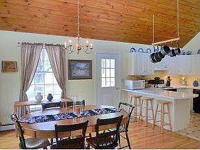 Kitchen convenient to dining