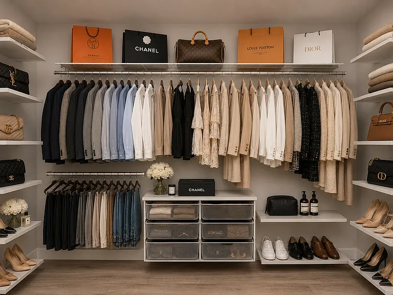 Master ensuite features large walk in closet which can also be used as an office