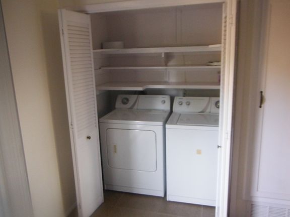 Washer Dryer in Kitchen