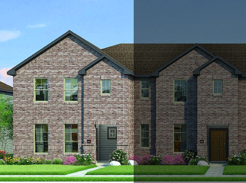Bowie with Elevation 4B Brick Exterior 2023 Townhomes