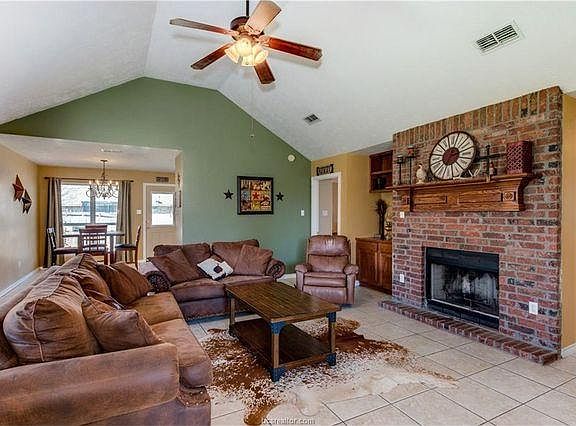 Living room from entry