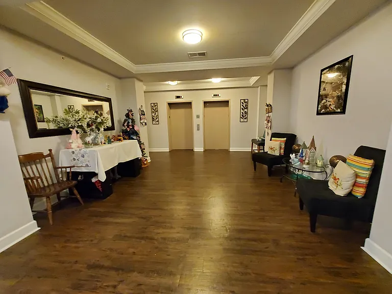 hallway areas near the elevators