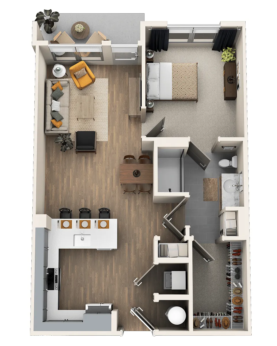 Floor plan A1a