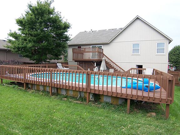 enjoy time in the pool on the double deck
