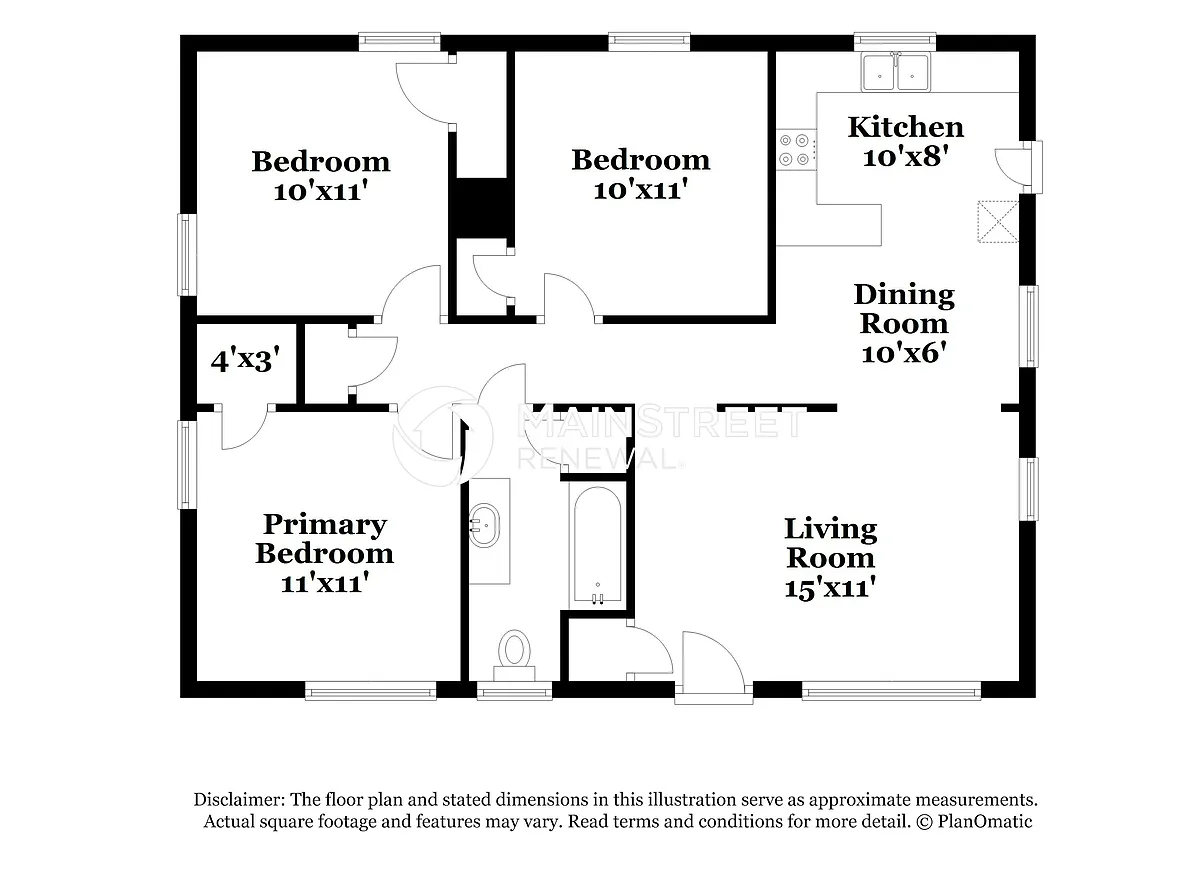 Floor Plan - 1516 Rosewood St