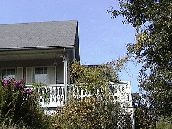 side view of large deck