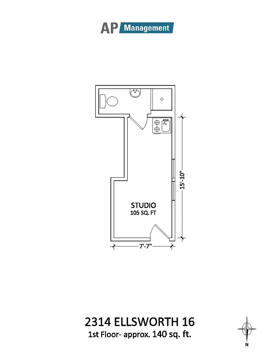 Floor plan Micro Studio