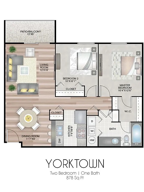 Floor plan Yorktown - Premium Plus