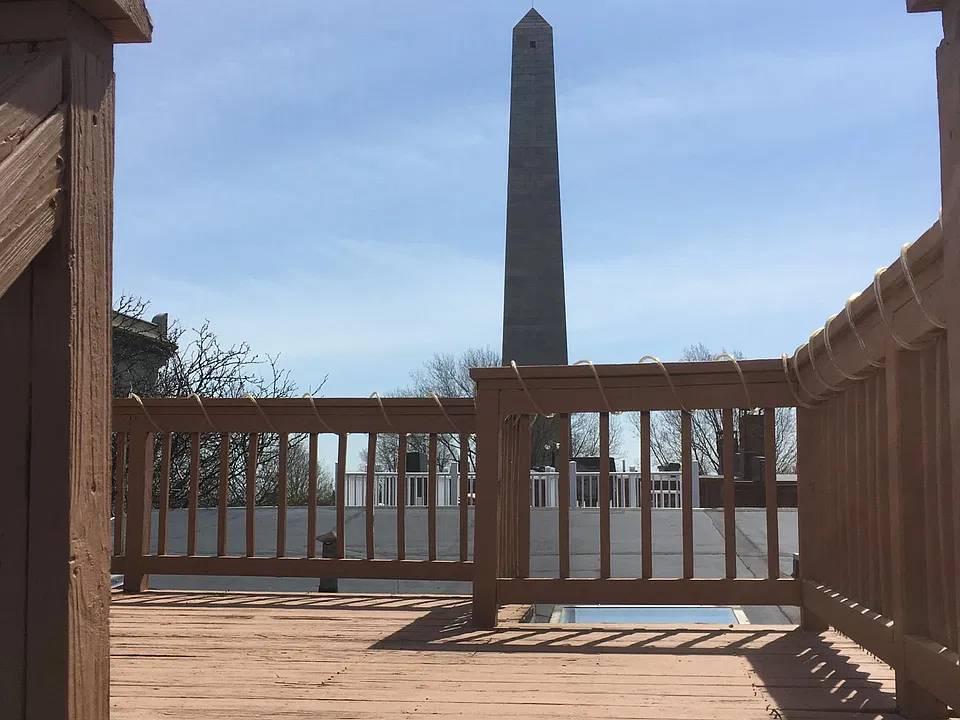 Monument views from top roof deck.