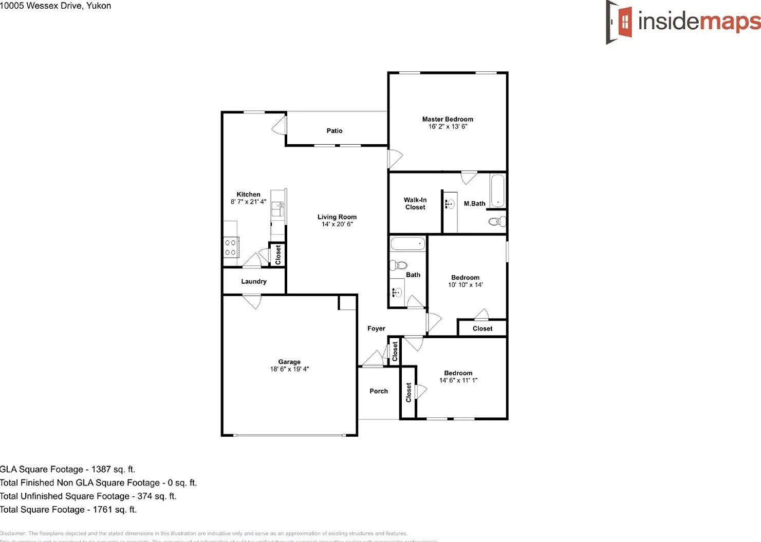 Nice 3 Bedroom 2 Bathroom Home in Yukon Schools — Photo 3