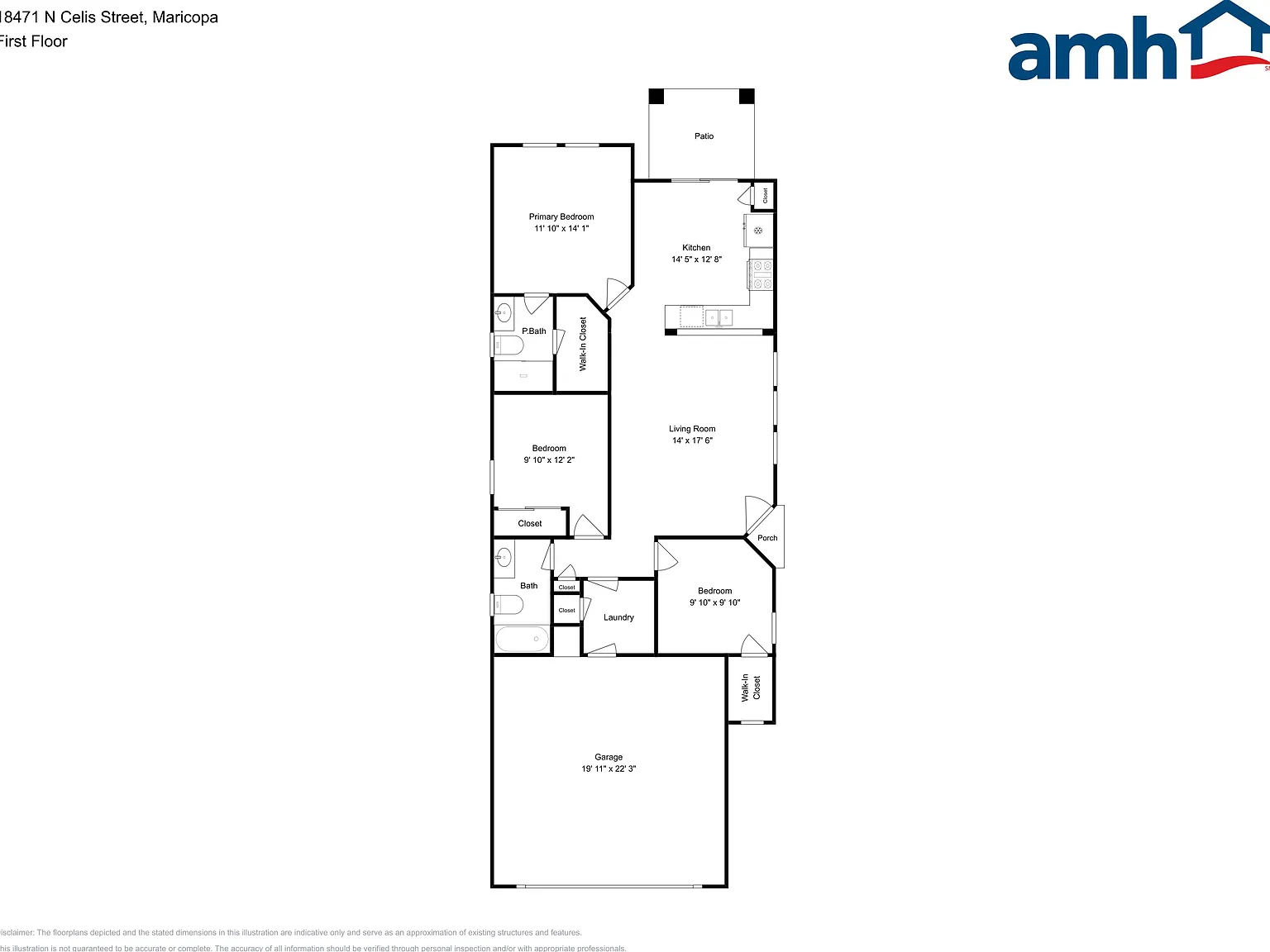 3 bed, 2.0 bath, 1107 sqft, $1,580 — Photo 2
