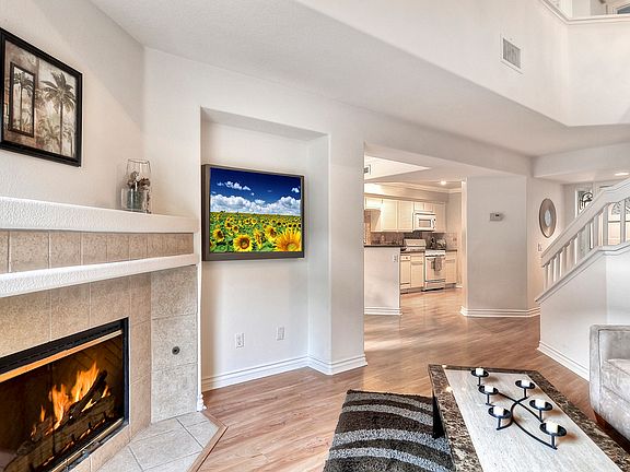 Fireplace & Open Living Rm