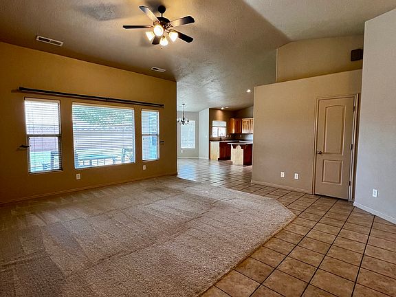 Living Room w/Vaulted Ceiling