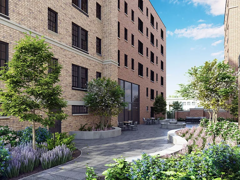 The Stanton private courtyard