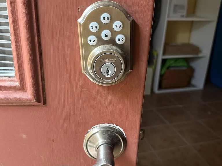 Separate Entrance with Digital Lock Keypad