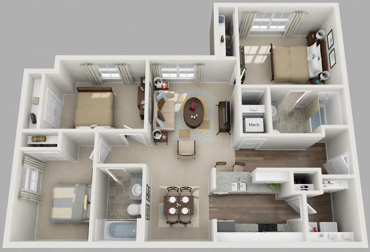 Floor plan The Potomac