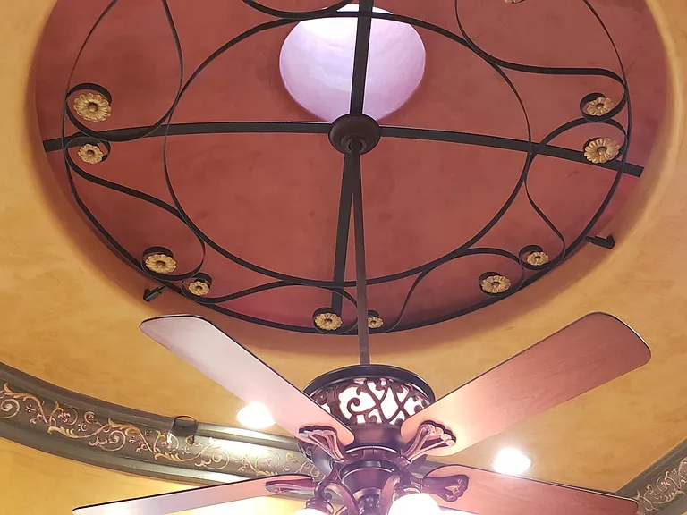 Intricate Ceiling design in the Kitchen