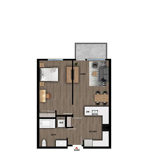 Floor plan A2 - ADA